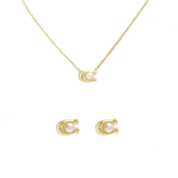 コーチ COACH アクセサリー ネックレス&ピアス 473741GLD107 レディース ゴールド